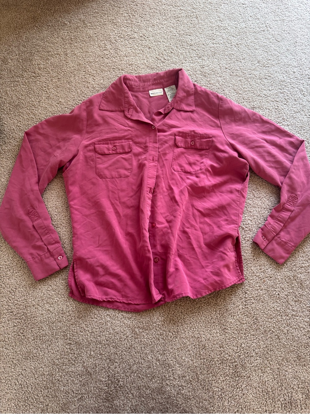 Women’s Vtg White Stag Long-Sleeve Button-Up Shirt